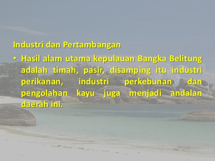 Provinsi bangka belitung