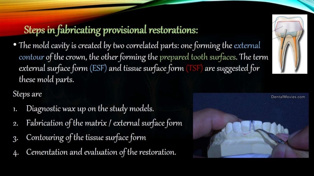 Provisional restoration