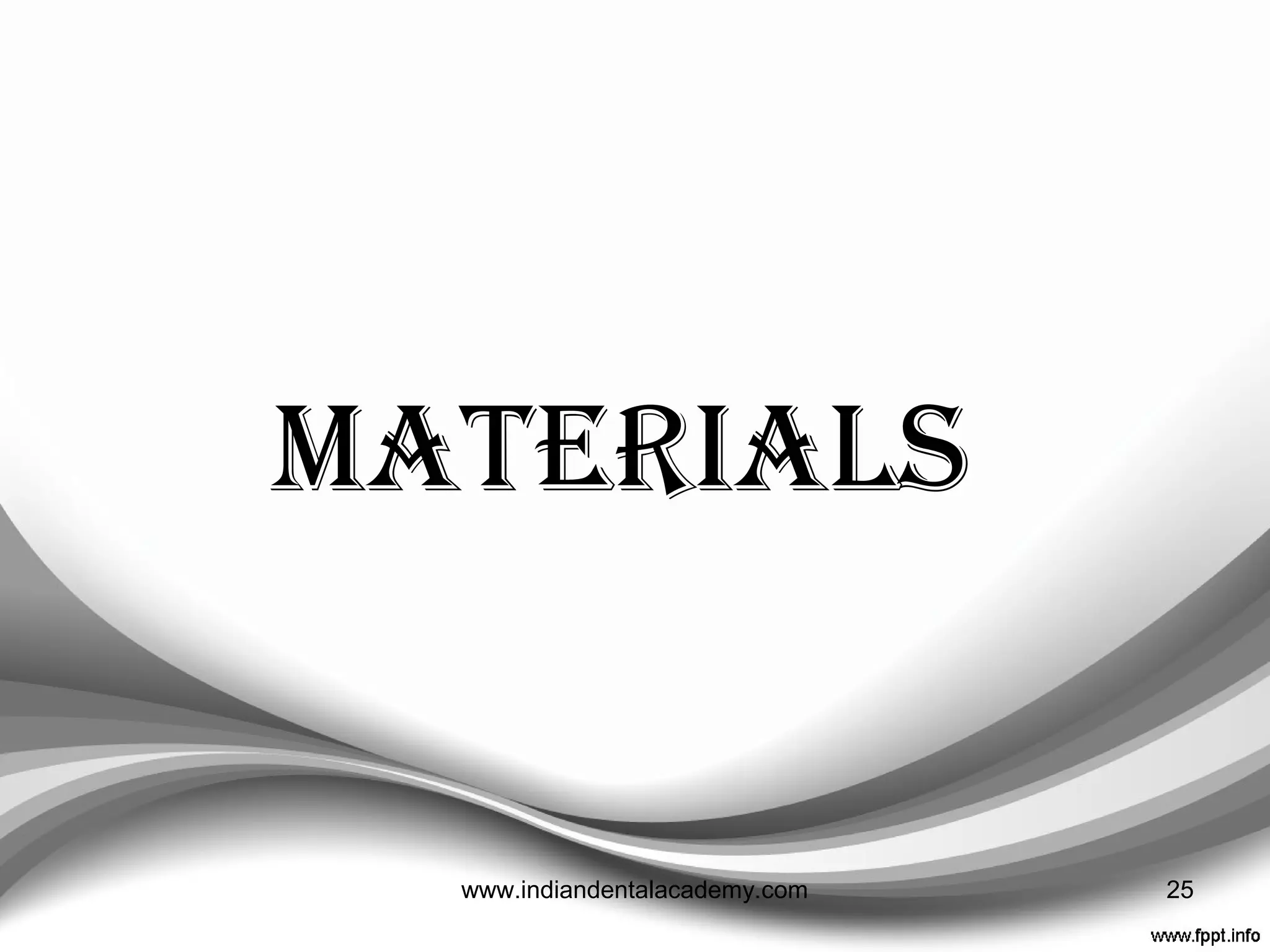 MOLD CAVITY
• Created by two correlated parts:-
1.Forming the external contour of crown or
FDP ---- External surface form (ESF)
Custom made Prefabricated
2. Forming the prepared tooth surfaces and
edentulous ridge area ---- Tissue surface
form ( TSF)
Direct technique Indirect technique25www.indiandentalacademy.com
 