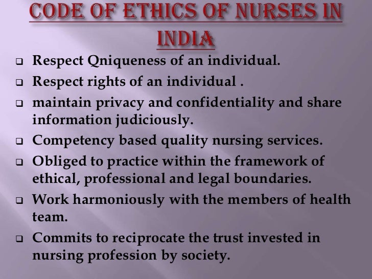 Provision of specific community health nursing legislation and