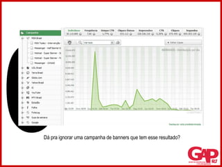6 Dá pra ignorar uma campanha de banners que tem esse resultado? 