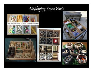 Displaying Loose Parts 
 