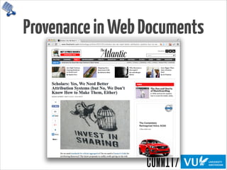 ProvenanceinWebDocuments
 
