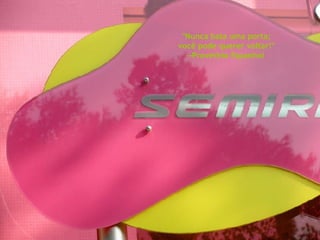 "Nunca bata uma porta;  você pode querer voltar!" --Provérbio Espanhol  