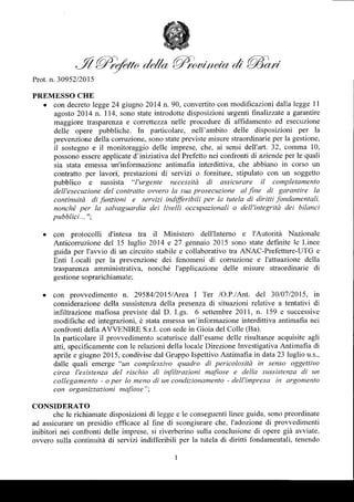 Avvenire Srl, provvedimento nomina amministratori