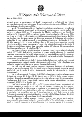 Avvenire Srl, provvedimento nomina amministratori