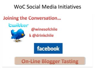 WoC Social Media Initiatives 