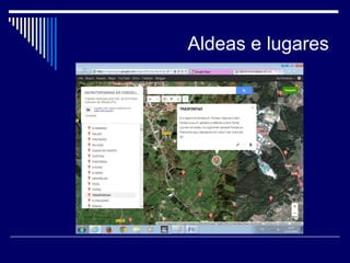 Aldeas e lugares 
 