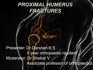 Presenter: Dr Darshan K S
II year orthopaedic resident
Moderator: Dr Shekar V
Associate professor of orthopaedics
 