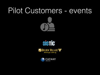 Pilot Customers - events 
 
