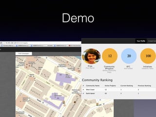 Demo 
• https://www.flinto.com/p/0d8c6d57 
• http://54.255.182.124:8553/#/login 
 