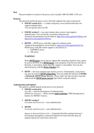 Proxifier | PDF