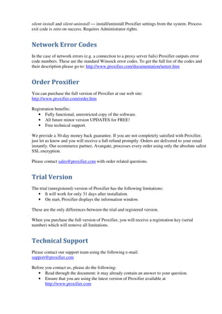 Procurify Error Message Proxifier | PDF