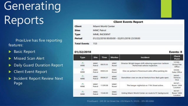 ProxiGuard Live Overview