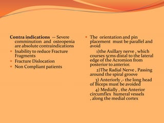 Parallel Indication Proximal humerus fracture Management | PPTX