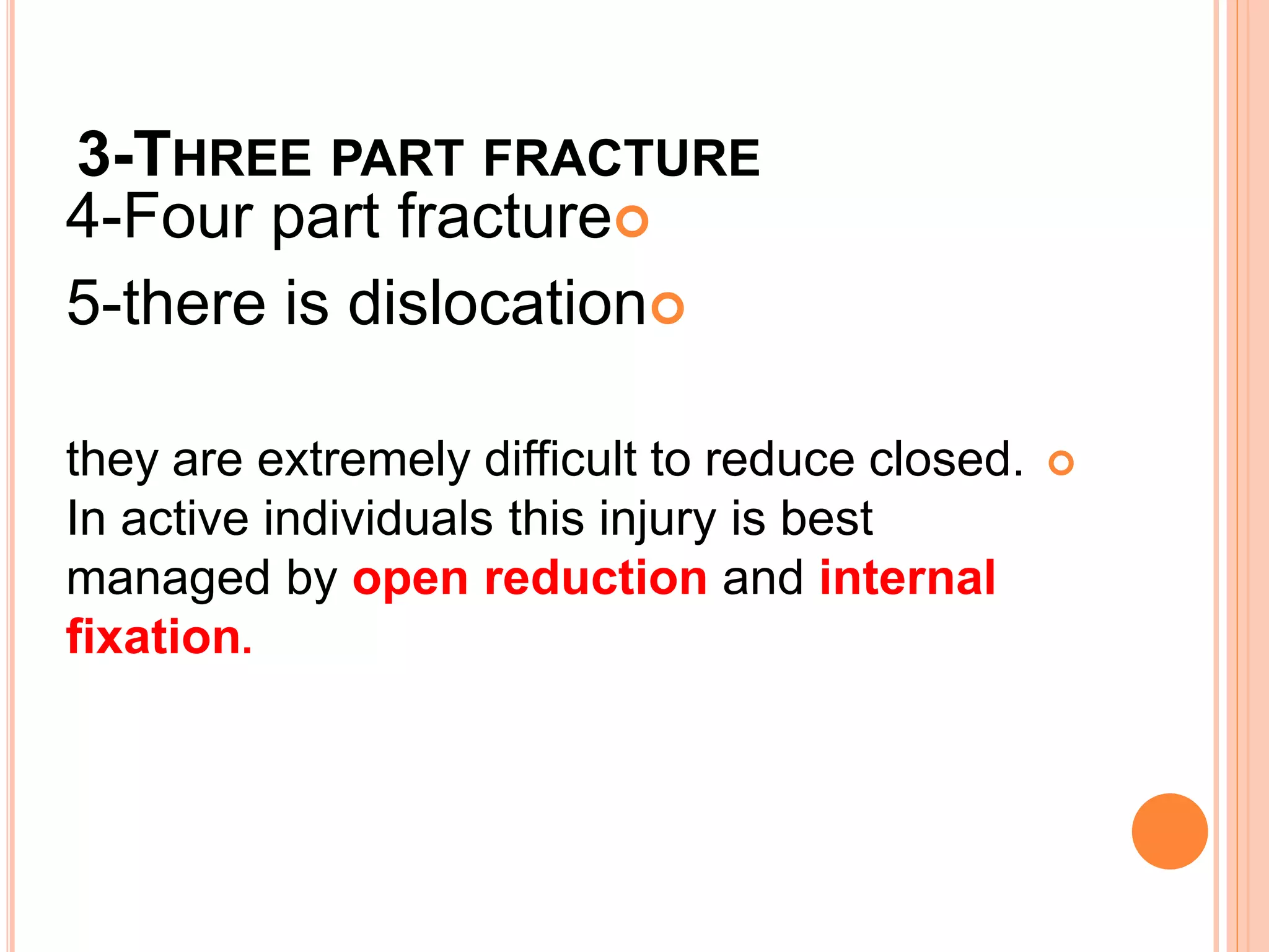 Proximal humerus fractures | PPTX