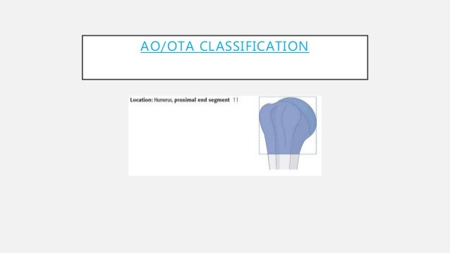 Proximal Humerus Fractures