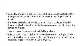 Proximity Analysis Example PROXIMITY ANALYSIS.pptx a presentation on proximity analysis using gis ...