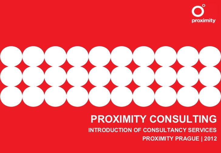 Proximity Consulting By Proximity Prague