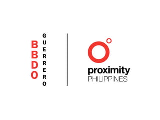 BBDO Guerrero / Proximity Philippines Creds 2010