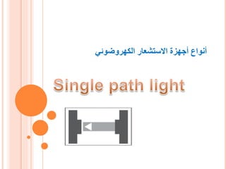 أنواع أجهزة الاستشعار الكهروضوئي