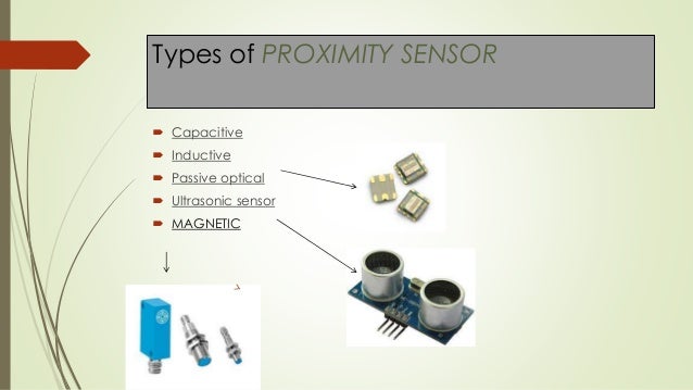 Proximity sensors