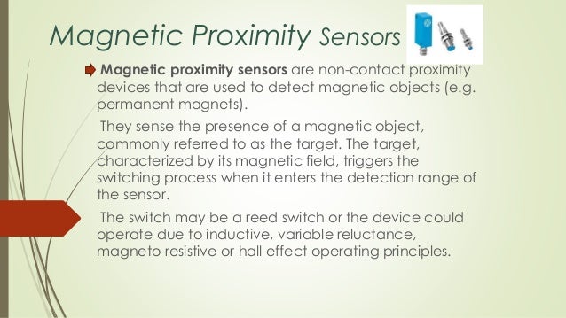 proximity sensors magnetic proximity sensor how it works