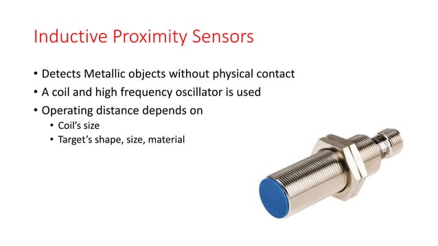 Proximity sensors | PPTX