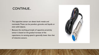 PROXIMITY SENSORS and types of proximity sensor and application and how