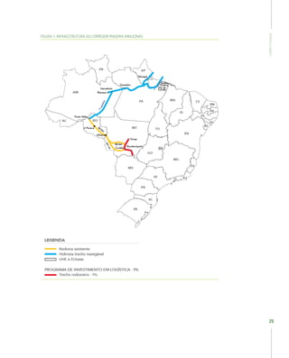 Competitividade
25
FIGURA 1. INFRAESTRUTURA DO CORREDOR MADEIRA AMAZONAS
 