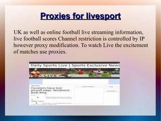 Proxy server | PPT