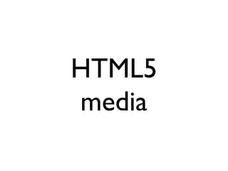 HTML5
media
 