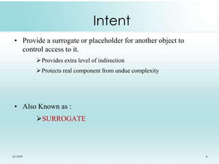 Proxy Design Pattern | PPTX