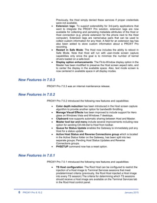 PROXY Pro 8.10.2 Remote Desktop Software - Release Notes | PDF