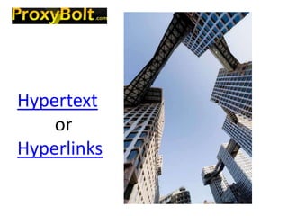 HypertextorHyperlinks