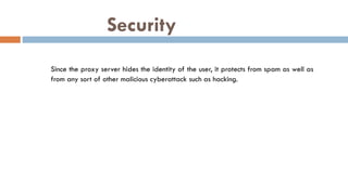 Proxy Server: A Comprehensive Guide | PPT
