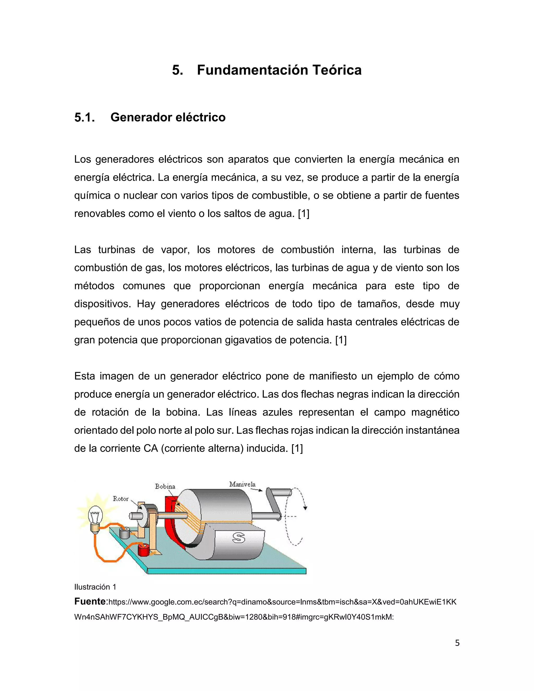 CONSTRUCCIÓN DE UN GENERADOR ELÉCTRICO CASERO. | PDF | Power and Energy ...