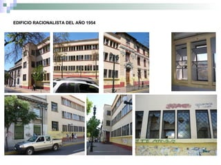 EDIFICIO RACIONALISTA DEL AÑO 1954 
