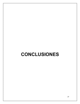 27 
CONCLUSIONES 
 