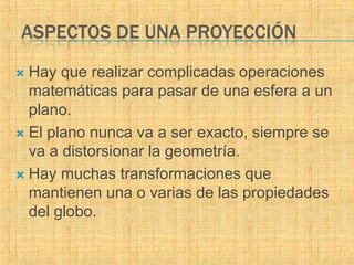 Proyecciones CartográFicas