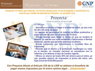  Conservar el nivel de vida actual