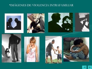 <ul><li>IMÁGENES DE VIOLENCIA INTRAFAMILIAR </li></ul>