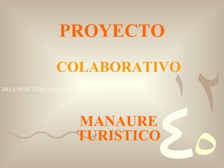 PROYECTO COLABORATIVO MANAURE TURISTICO 