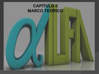 CAPITULO IIMARCO TEORICO