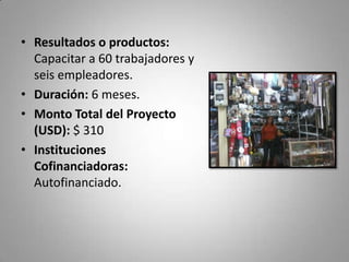 Nombre de la  entidad  ejecutora  del proyecto: Facultad de Derecho.Nombre del Operador proponente del proyecto: Dr. Pablo Cisneros.Nombre del estudiante colaborador: María Belén Garcés Ases