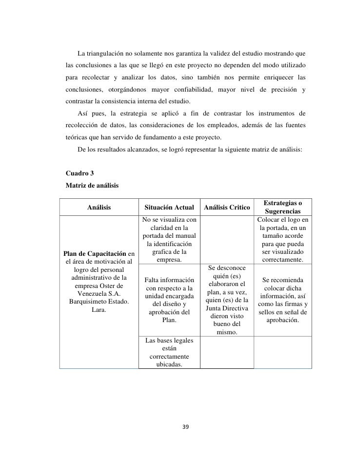 EVALUACIÓN DEL PLAN DE CAPACITACION EN EL AREA DE 