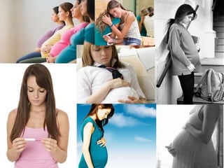 Embarazo adolescente
• es aquel embarazo que se produce en una
mujer adolescente. La OMS establece la
adolescencia entre los 10 y los 19 años.
La mayoría de los embarazos en
adolescentes son considerados
como embarazos no deseados
 