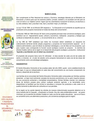 Proyecto. 33690 sede el rosal