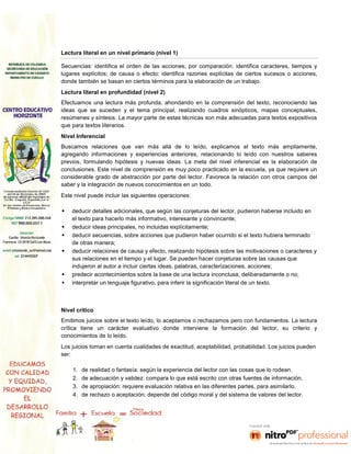 Proyecto. 33690 sede el rosal