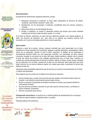 Proyecto. 33690 sede el rosal